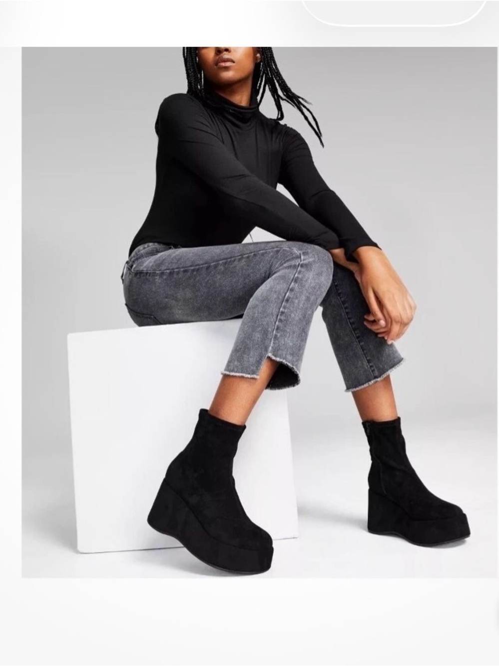 Wild pair platform boots new in box